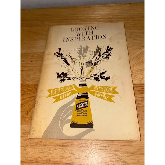 Vintage 1962 Kitchen Bouquet Recipe Booklet "Cooking With Inspiration" Book - Picture 1 of 8